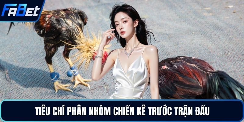 Tiêu chí phân nhóm chiến kê trước trận đấu